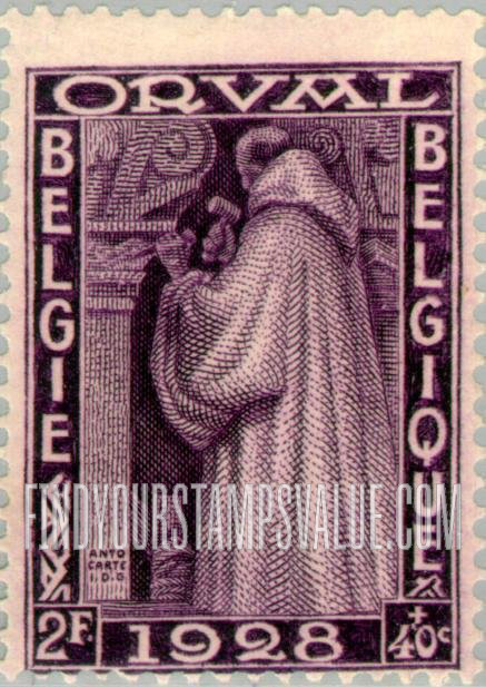 FindYourStampsValue: Semi-Postal: Monk Carving Capital of Column