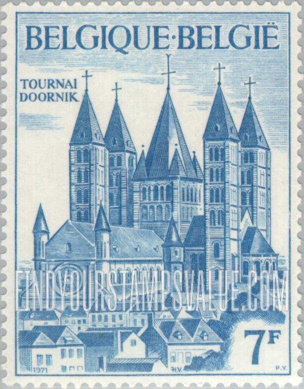 FindYourStampsValue: Tournai Cathedral