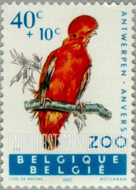 FindYourStampsValue: Semi-Postal: Andean Cock of the Rock