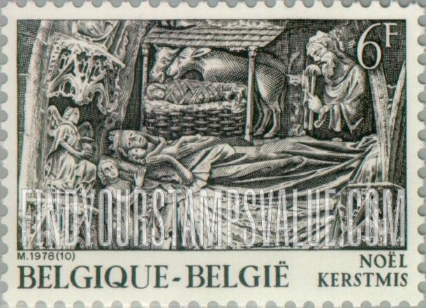 FindYourStampsValue: Nativity, Notre Dame, Huy