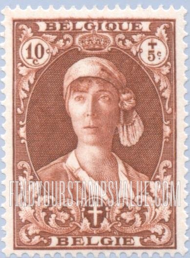 FindYourStampsValue: Semi-Postal: Queen Elisabeth