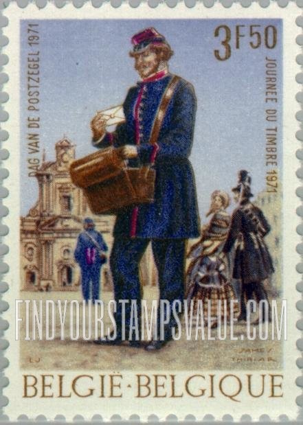 FindYourStampsValue: Stamp Day: Mailman