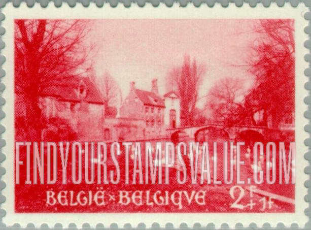 FindYourStampsValue: Semi-Postal: Swans in stream