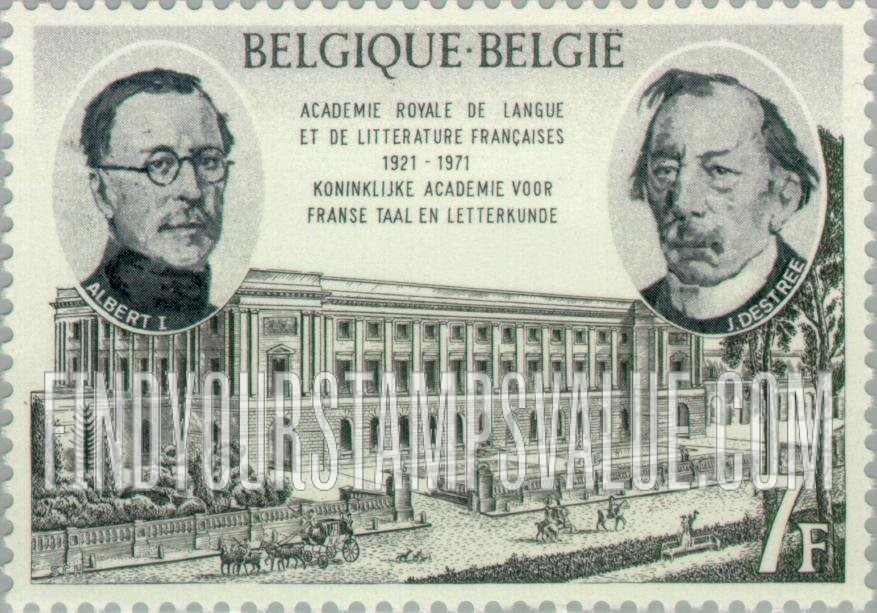 FindYourStampsValue: Albert I, Jules Destrée and Academy