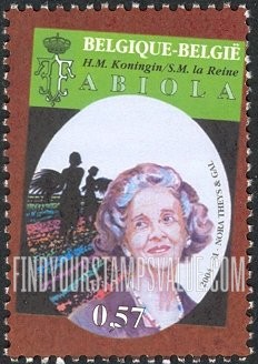 FindYourStampsValue: Famous Belgians: Queen Fabiola