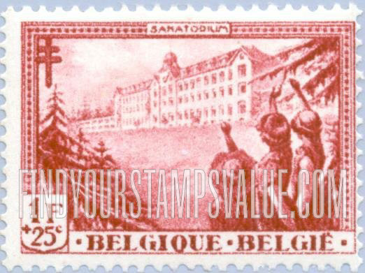 FindYourStampsValue: Semi-Postal: Sanatorium at Waterloo