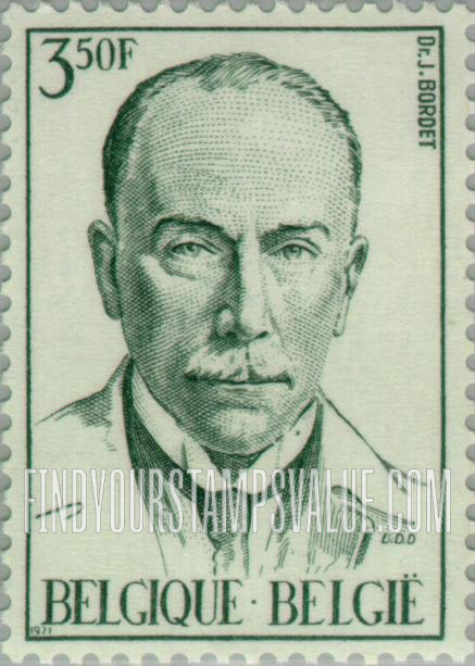 FindYourStampsValue: Dr. Jules Bordet (1870-1945), Serologist, Immunologist