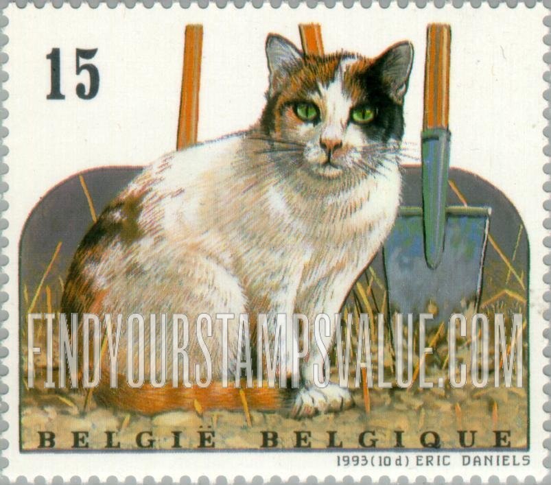 FindYourStampsValue: European House Cats: Calico