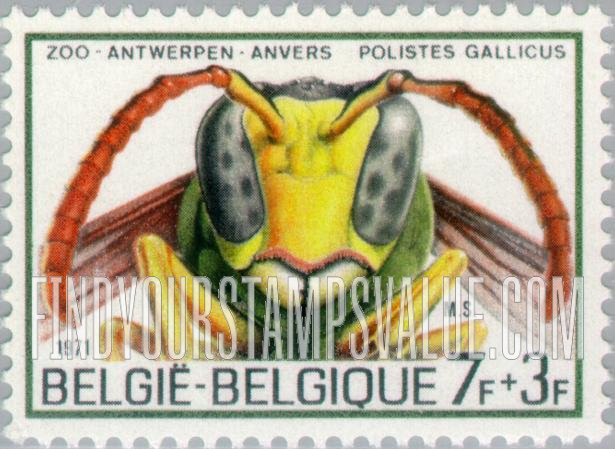 FindYourStampsValue: Semi-Postal, Insects: Wasp, polistes gallicus