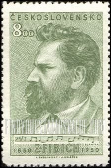 FindYourStampsValue: Zdenek Fibich: Portrait Type of 1950