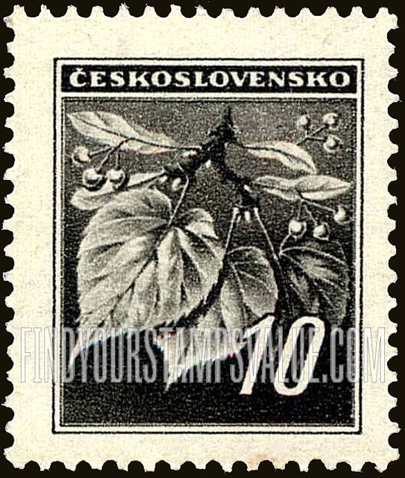 FindYourStampsValue: Linden Leaves and Buds