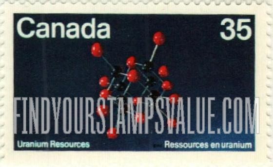 FindYourStampsValue: Uraninite Molecular Structure