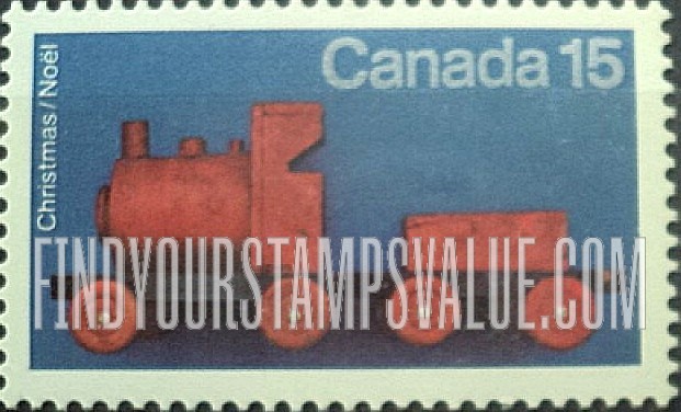 FindYourStampsValue: Painted Wooden Train