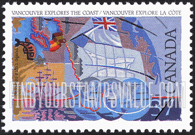 FindYourStampsValue: George Vancouver (1757-1798)