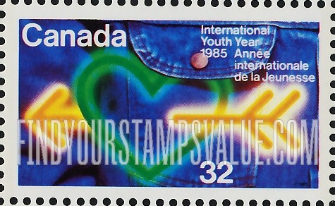 FindYourStampsValue: International Youth Year
