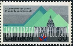 FindYourStampsValue: Alberta Legislature Building, Edmonton