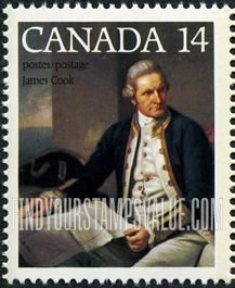 FindYourStampsValue: Capt. Cook, by Nathaniel Dance