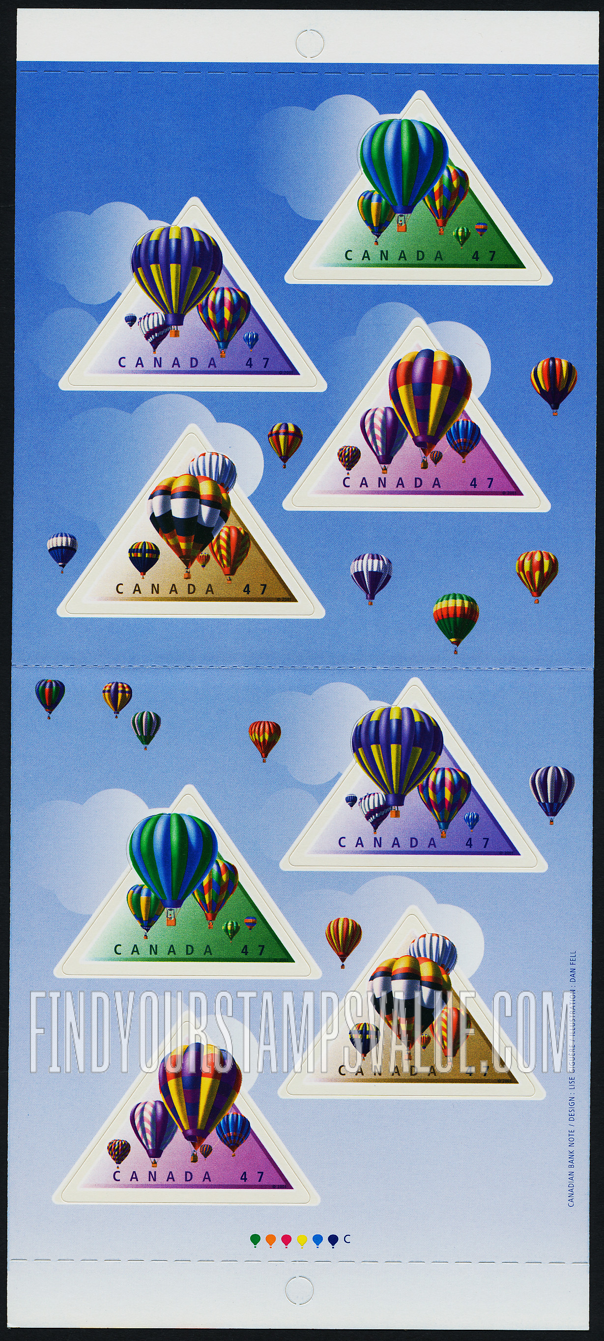 FindYourStampsValue: Hot Air Baloons