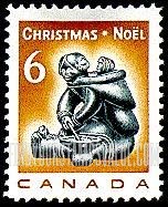 FindYourStampsValue: Christmas: Mother and infant, by Munamee of Cape Dorset