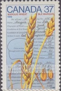 FindYourStampsValue: Science and Technology: Marquis wheat