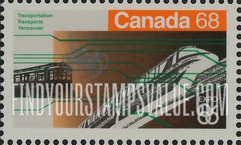 FindYourStampsValue: EXPO ’86: Transportation