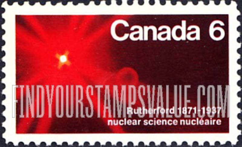 FindYourStampsValue: Rutherford (1871-1937), nuclear science