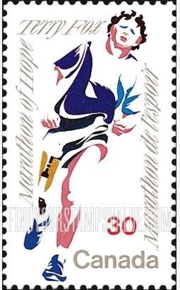 FindYourStampsValue: Terry Fox (1958-1981), Marathon of Hope