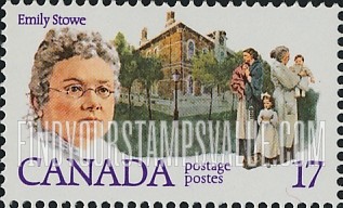 FindYourStampsValue: Emily Stowe (1831-1903) and Toronto General Hospital