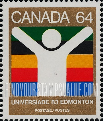 FindYourStampsValue: World University Games, Edmonton, July 1-11