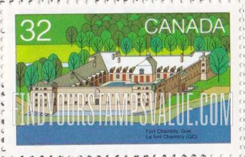 FindYourStampsValue: Fort Chambly, Quebec