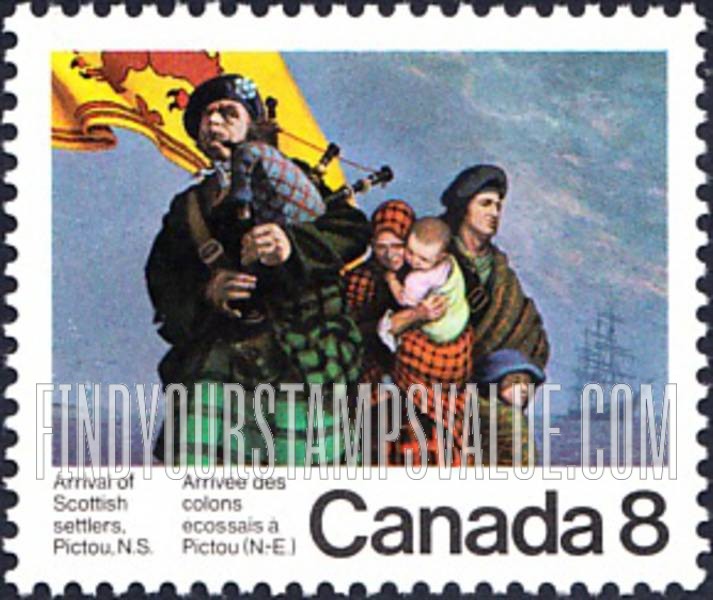 FindYourStampsValue: Scottish Settlers and “Hector”