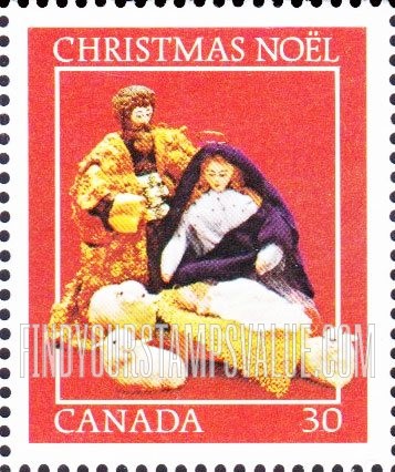 FindYourStampsValue: Christmas: Holy Family