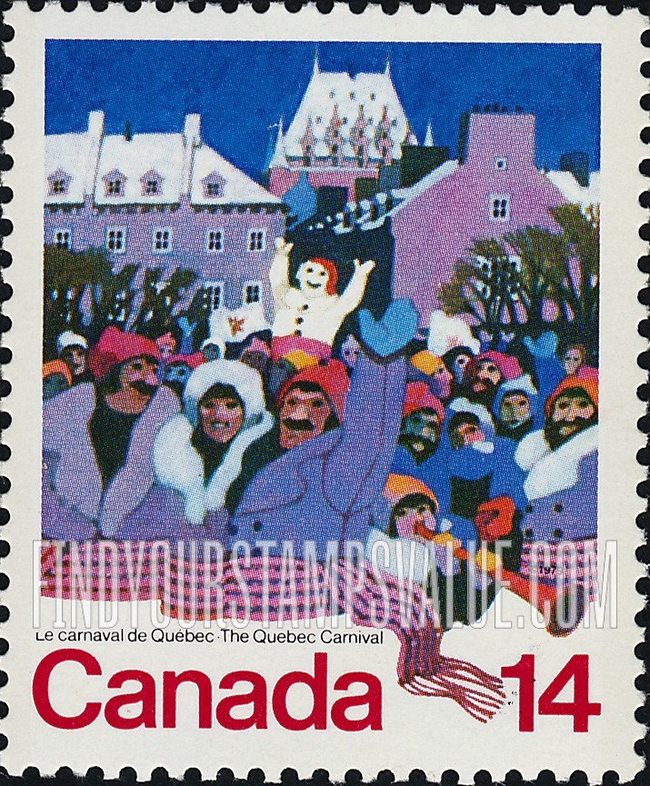 FindYourStampsValue: Quebec Carnival