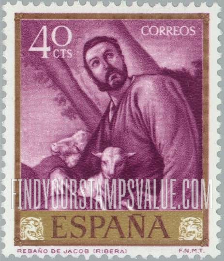 FindYourStampsValue: Ribera Paintings: Jacob’s Flock