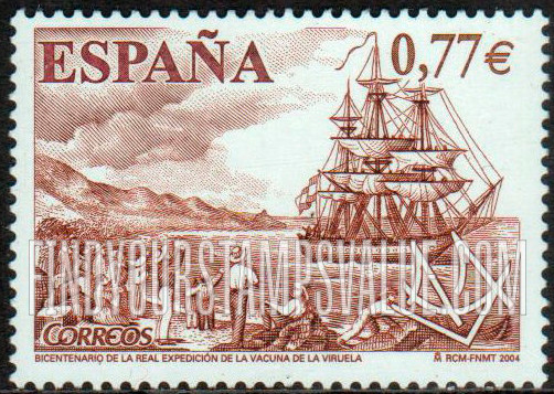 FindYourStampsValue: Royal Expedition for Smallpox Vaccination in Latin America and Philippines, Bicentenary