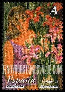 FindYourStampsValue: Paintings by Alfredo Roldán