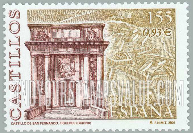 FindYourStampsValue: Castles: San Fernando, Figueres
