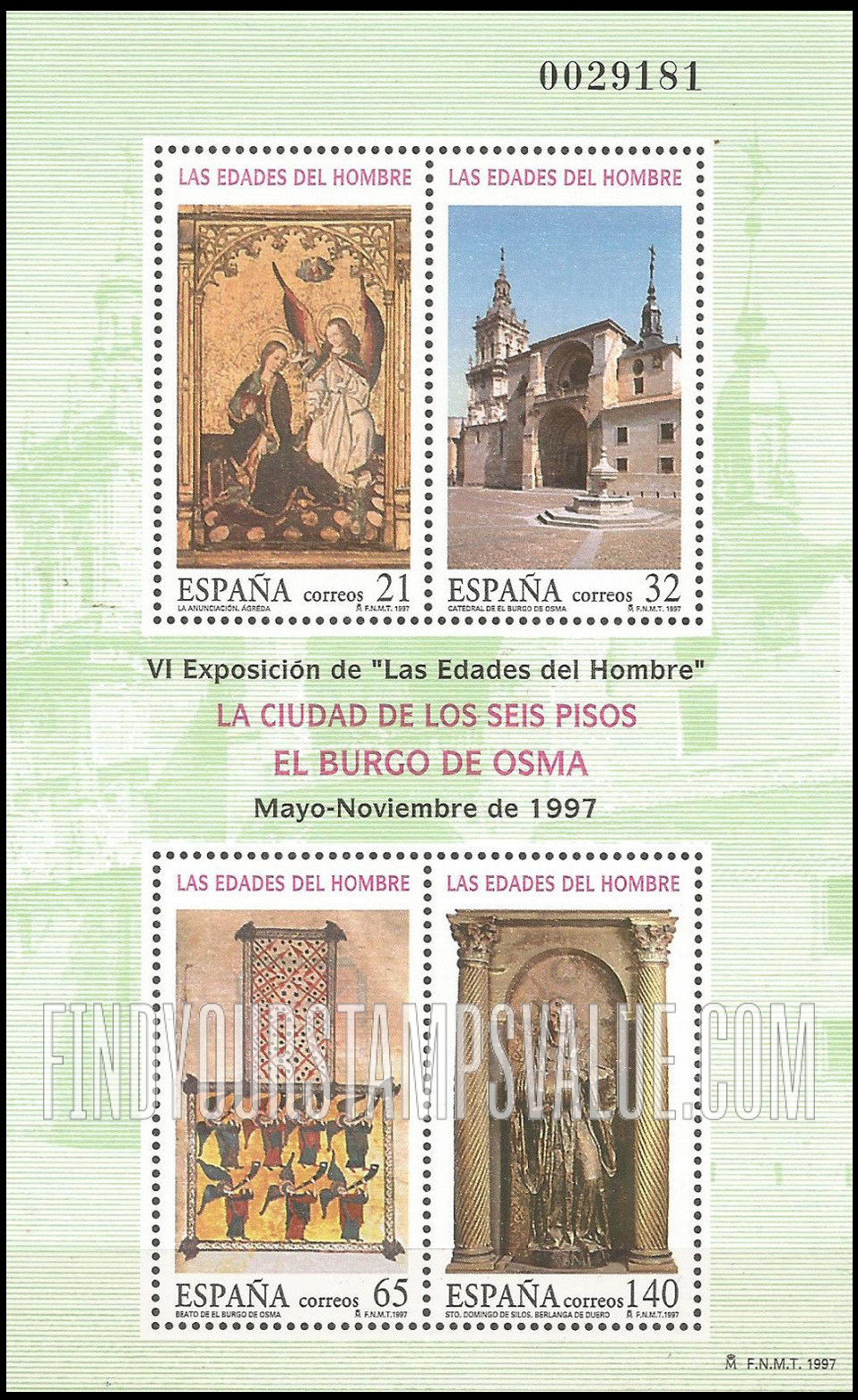 FindYourStampsValue: “The Age of Man” Cultural Exhibition