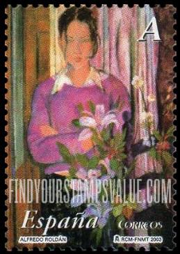 FindYourStampsValue: Paintings by Alfredo Roldán