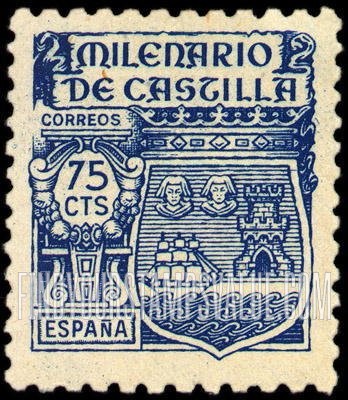FindYourStampsValue: Millenium of Castile Issues: Arms of Santander