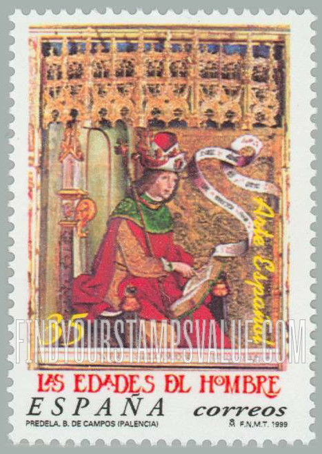 FindYourStampsValue: Spanish Art: Portrait of King Solomon