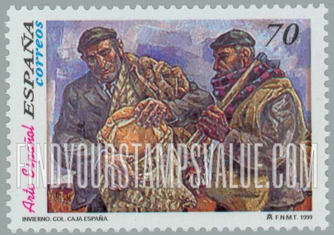 FindYourStampsValue: Paintings by Jose Vela Zanetti (1913-99): “Winter”