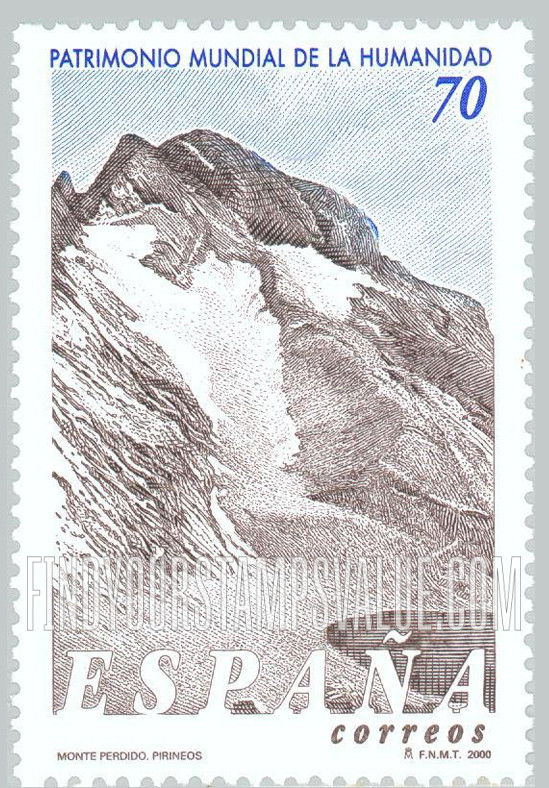 FindYourStampsValue: World Heritage Sites: Pyrénées — Mt. Perdido