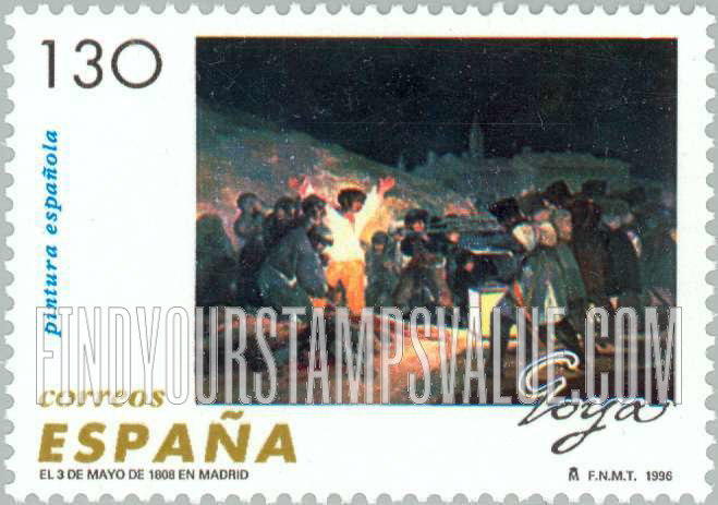 FindYourStampsValue: Paintings by Francisco de Goya Y Lucientes (1746-1828): The 3rd of May, 1808