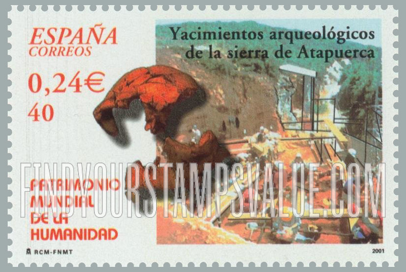 FindYourStampsValue: World Heritage Sites: Archaeological Site of Atapuerca