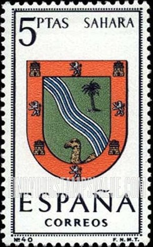 FindYourStampsValue: Provincial Arms Issue: Sahara