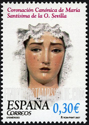 FindYourStampsValue: Canonical Coronation of Blessed Mary of the O