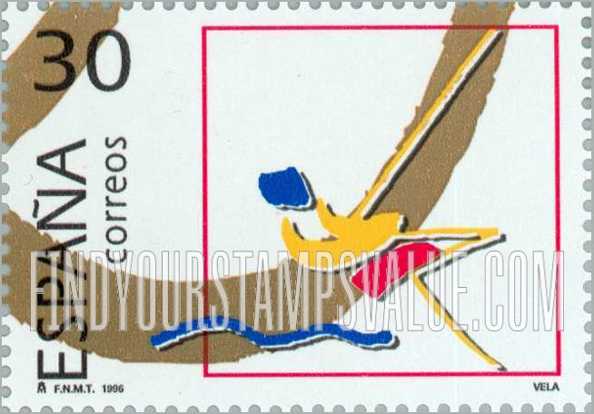 FindYourStampsValue: Olympic Venue Type of 1994: Sailing