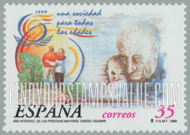 FindYourStampsValue: International Year of Older Persons