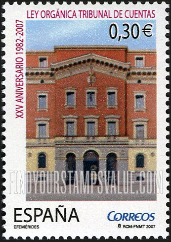 FindYourStampsValue: Law of the Court of Auditors, 25th Anniversary